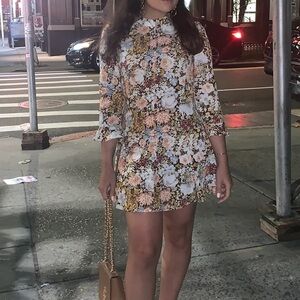 Zara floral dress